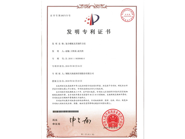 復(fù)合碟板及其制作方法